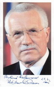 Prezident V�clav Klaus